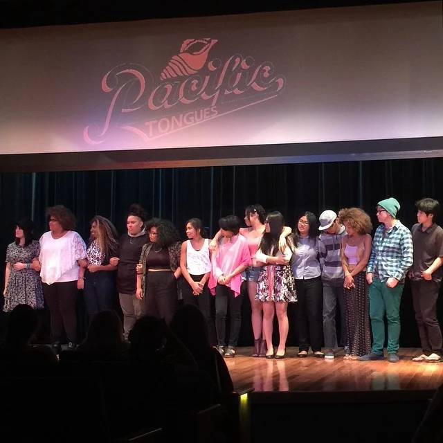 Jocelyn Ng, Lead Organizer for the 10th Annual Pacific Tongues Grand Slam Finals 2015. A poetry slam that gathered youth from across Hawai'i to share their stories at the Doris Duke Theatre.