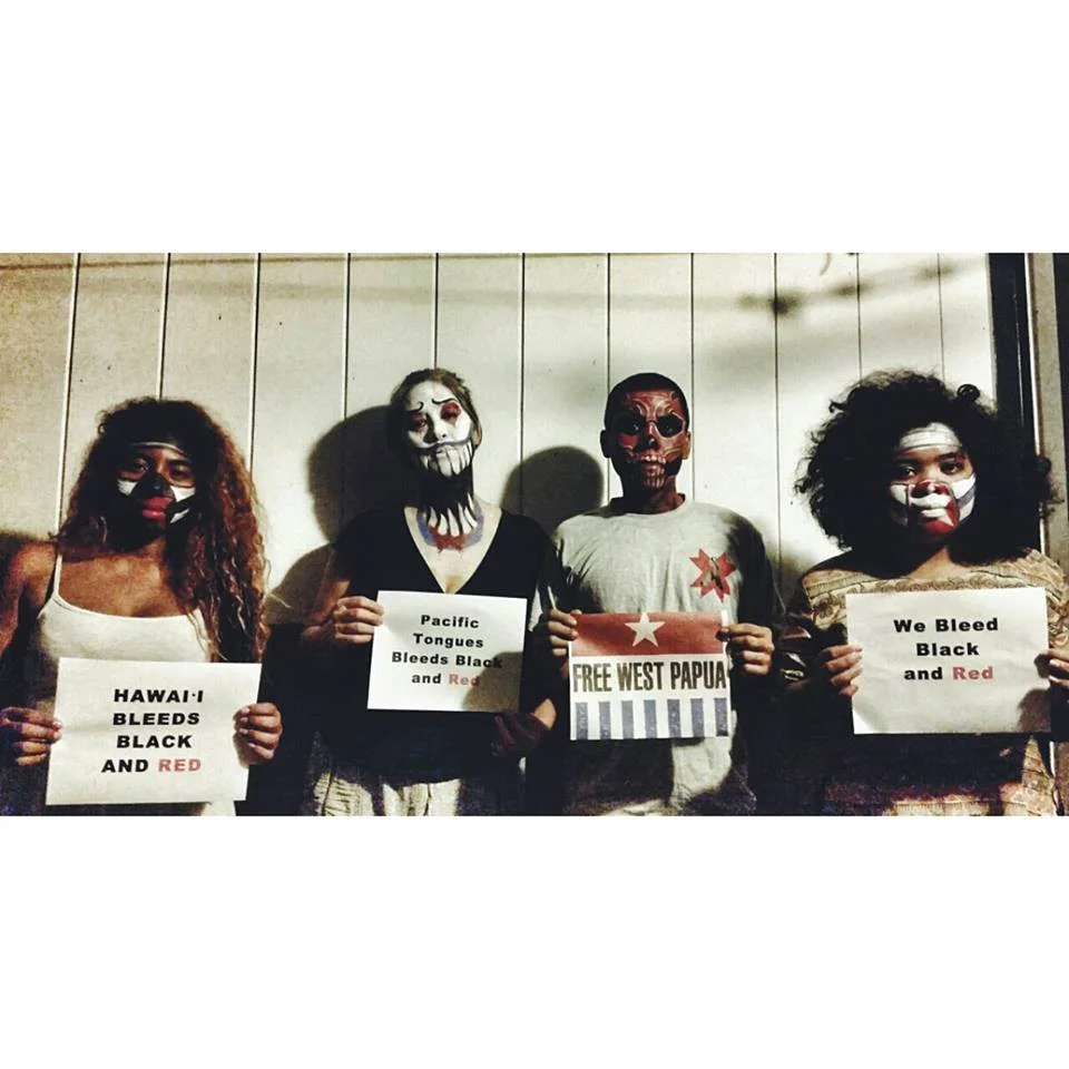 Free West Papua Campaign. Models: Sarah Daniels, Lyz Soto, Harrison Ines, & Malia Derden. Face / Body Art by Jocelyn Ng. 