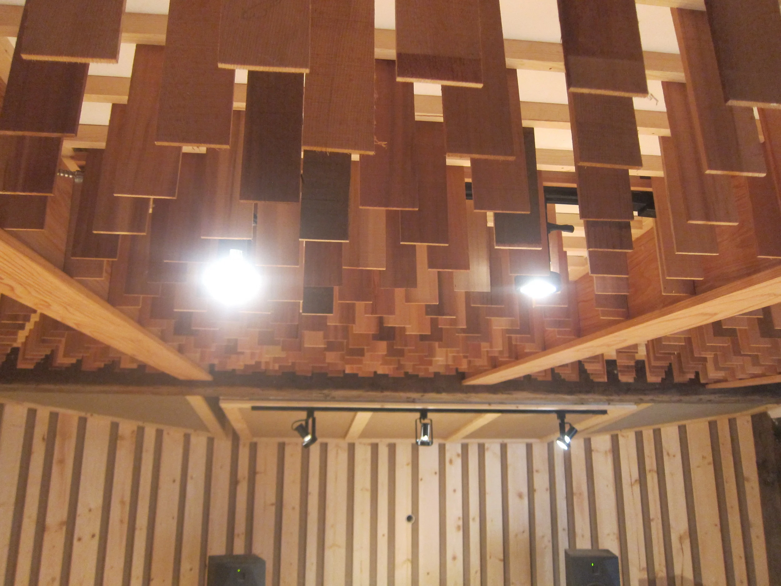 Ceiling Detail in Private Recording Studio