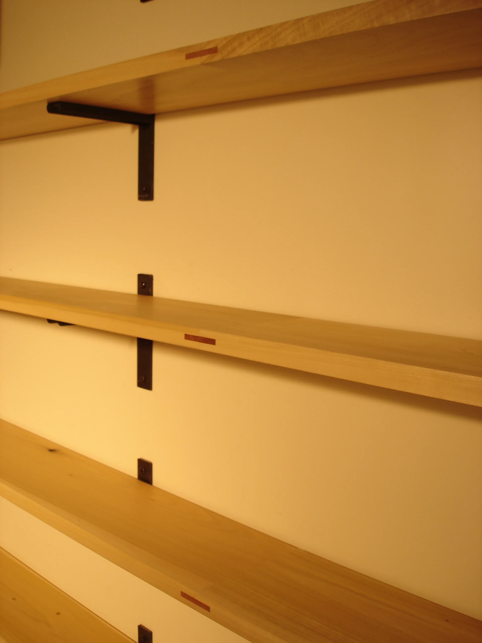 Shelving Detail for Democracy Now! Studios