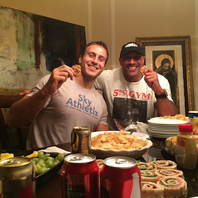 DINNER WITH DWAYNE JOHNSON
