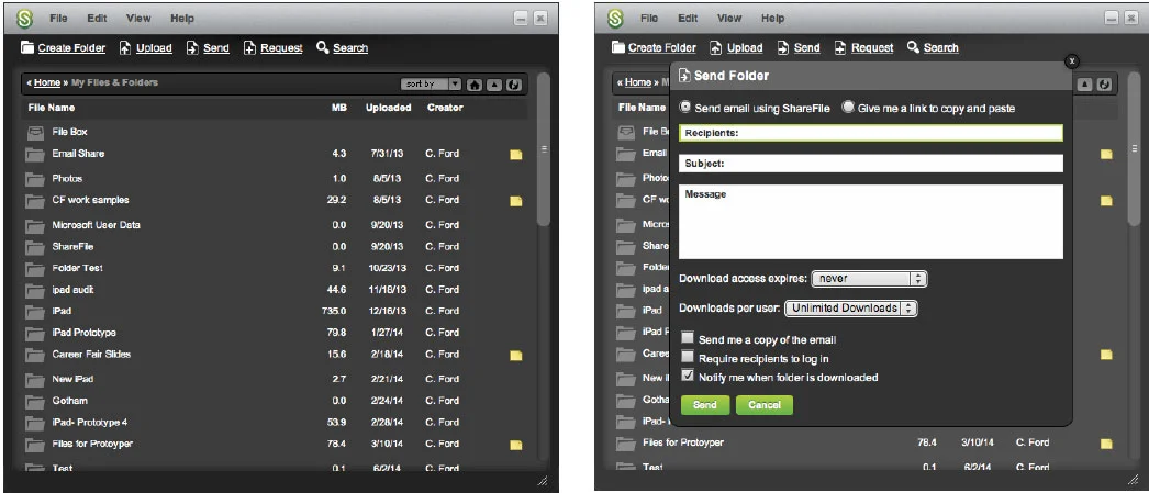 Desktop Widget for both Mac & Windows platforms (2014).