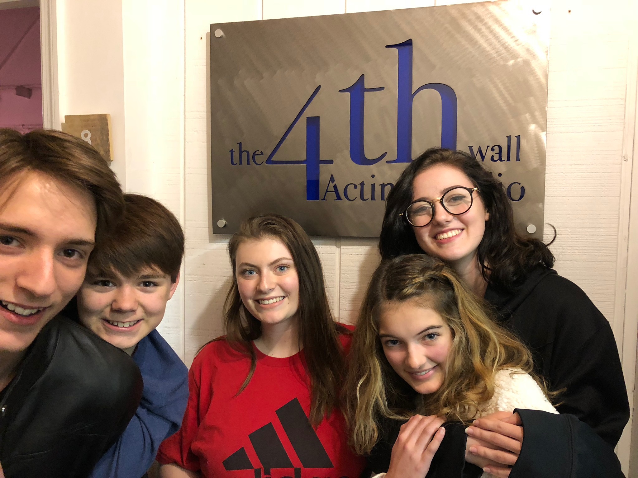 A few of our teens loitering.