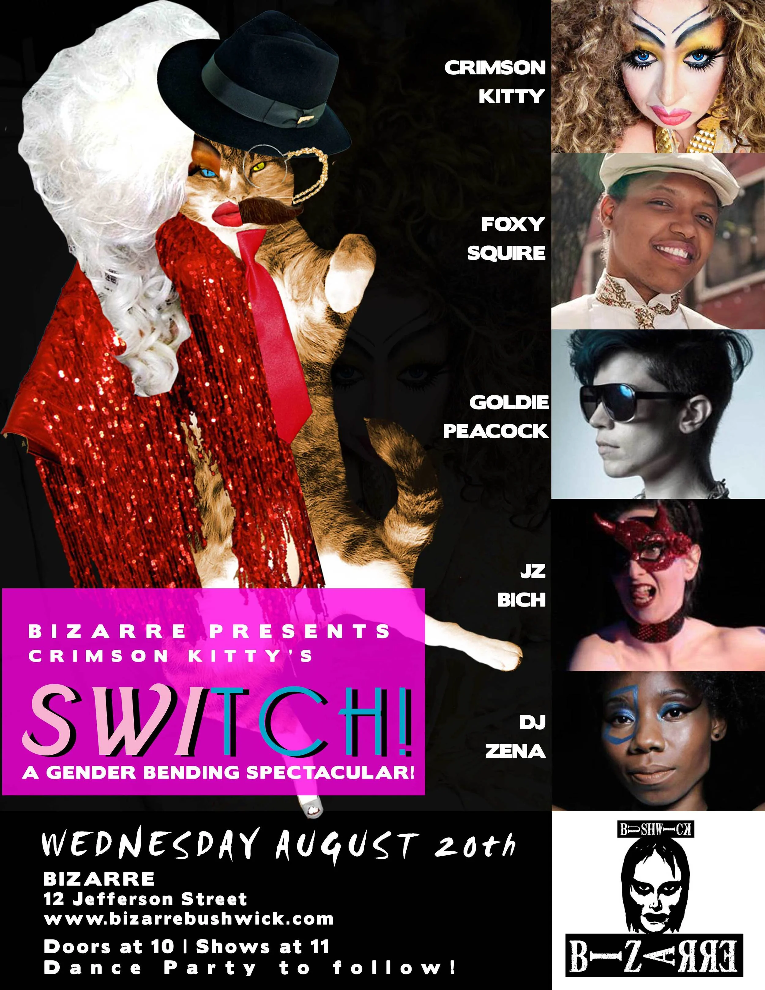 Bizarre Presents Crimson Kitty's SWITCH! A Gender Bending Spectacular!