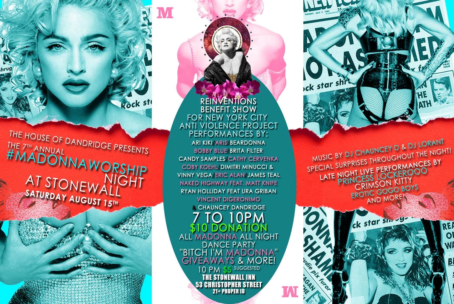 The 7th Annual MADONNAWORSHIP NIGHT 