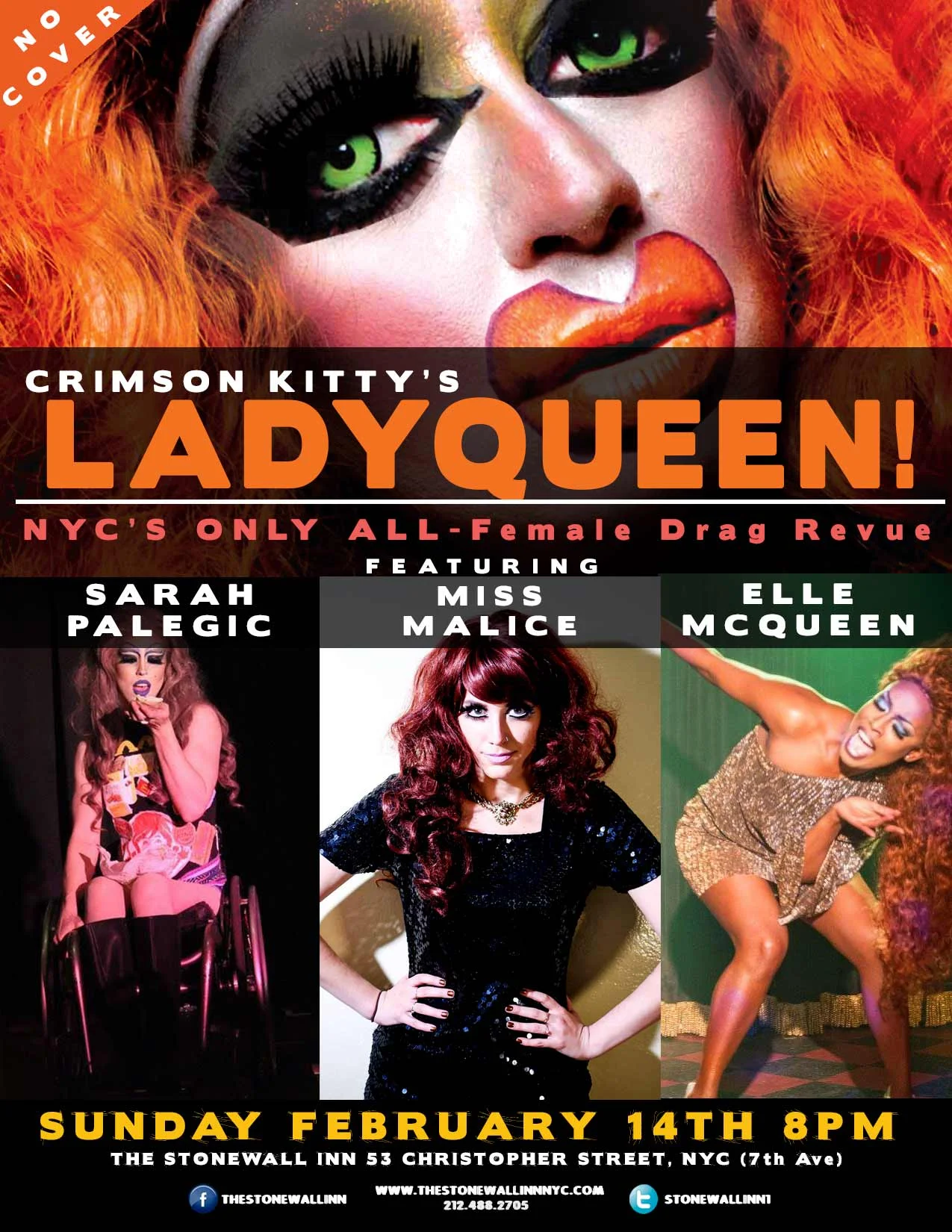  LadyQueen Presents: A Kitty Is Born! Crimson's 10 Year DRAG-A-VERSARY!