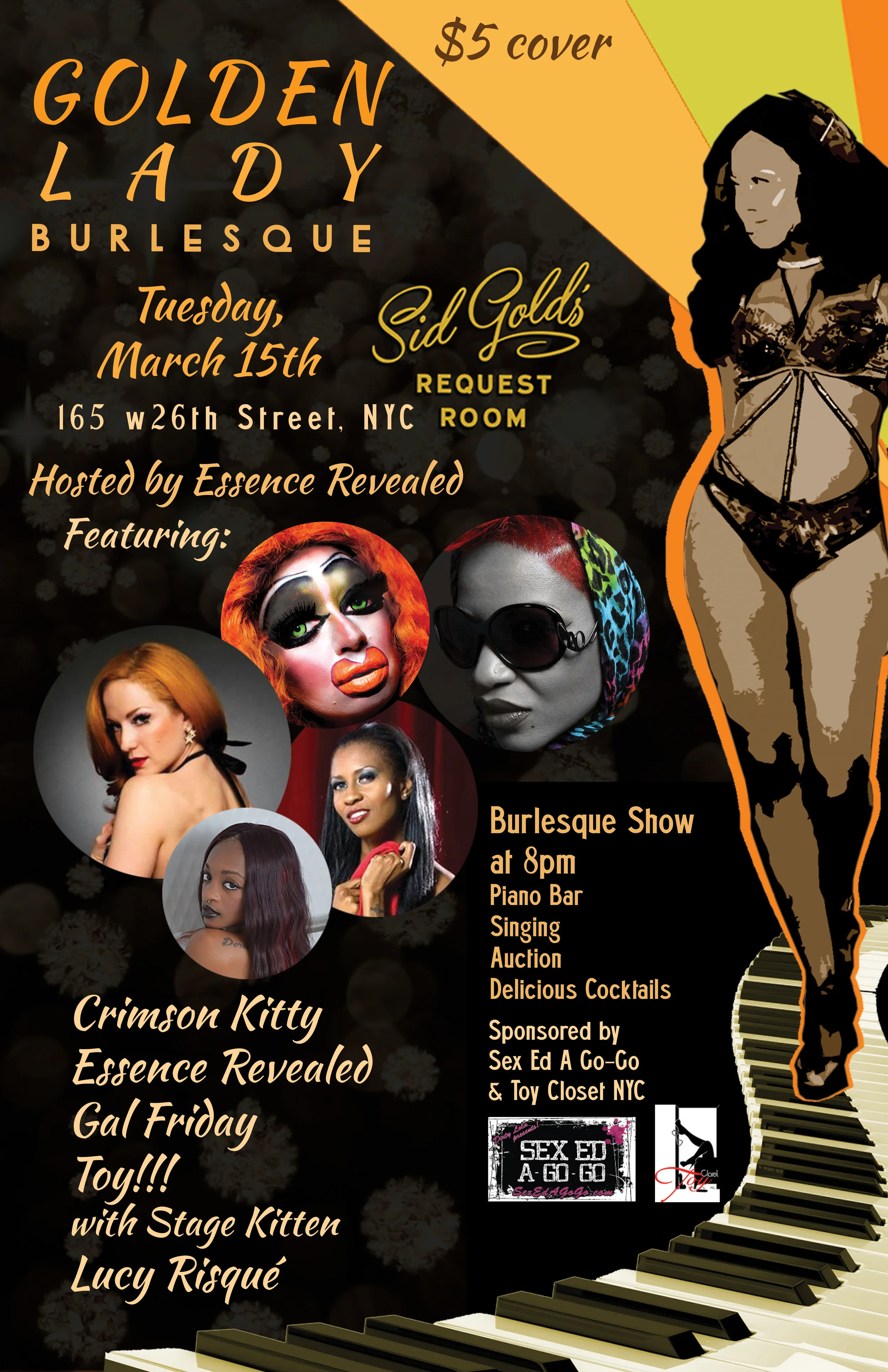 Golden Lady Burlesque