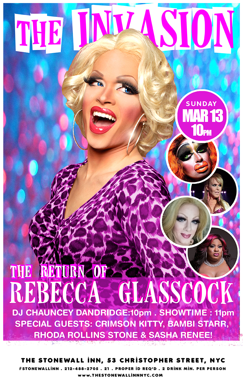 Rebecca Glasscock RETURNS to INVADE the Stonewall!