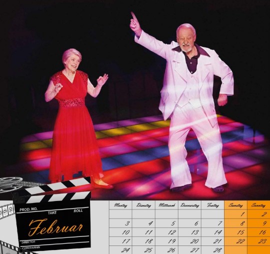 February Irmgard Alt, 79, & Siegfried Gallasch, 87, as Tony & Stephanie, “Saturday Night Fever”.