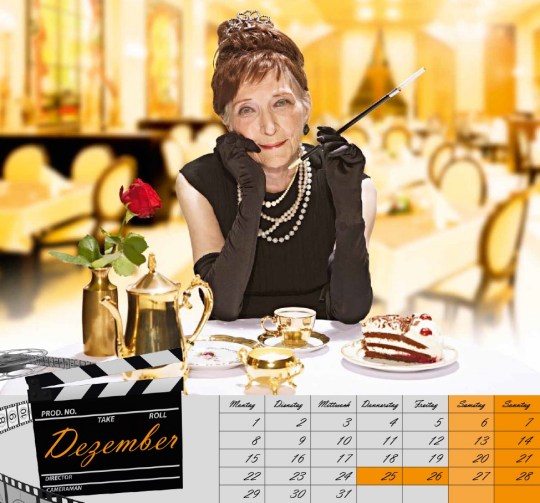 December Marianne Brunsbach, 86, as Holly Golightly, “Breakfast at Tiffany’s”.
