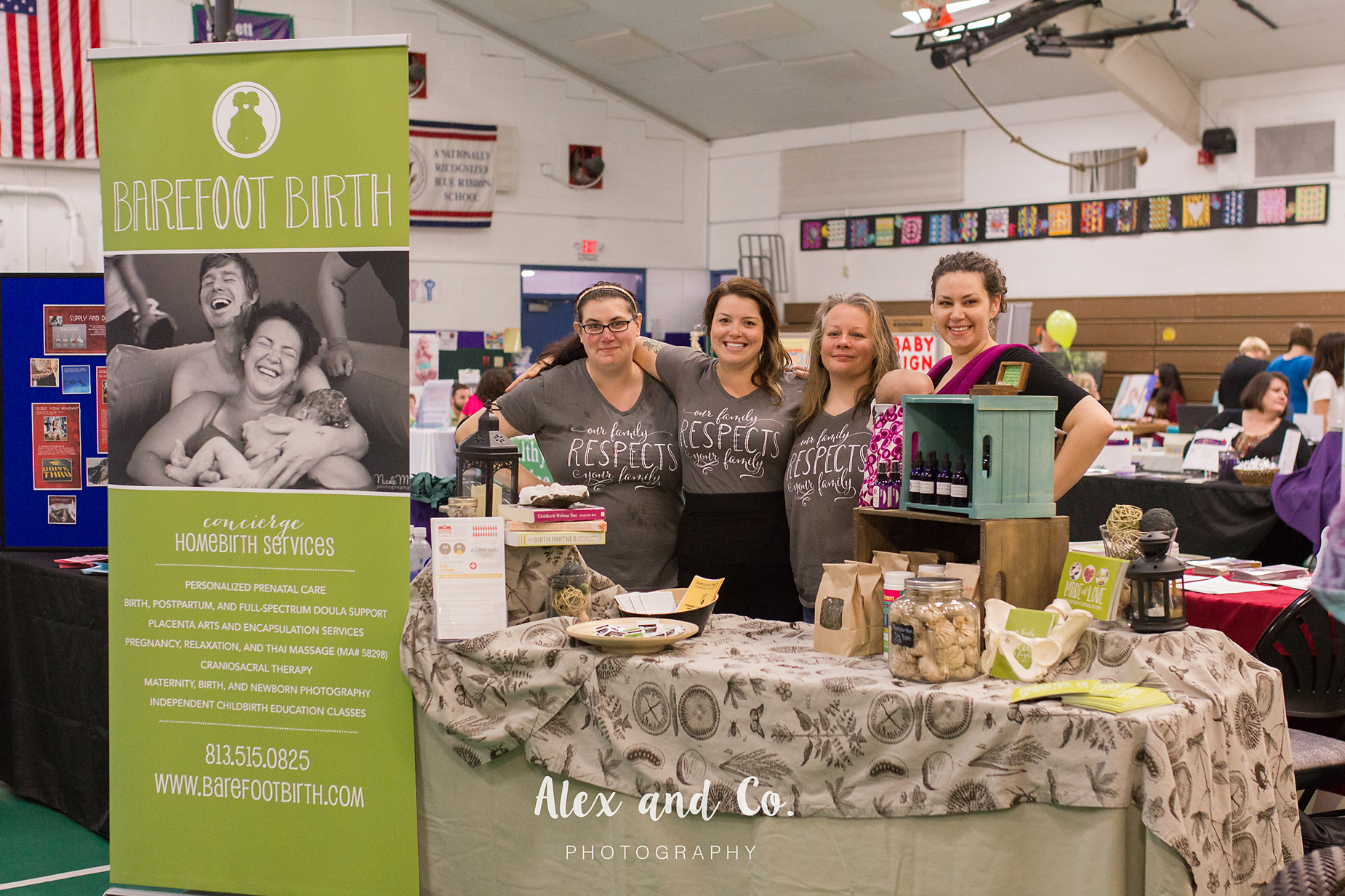 Barefoot Birth | Alex and Co. Photography | Tampa Bay Birth Network | Natural Birth & Baby Expo 2016