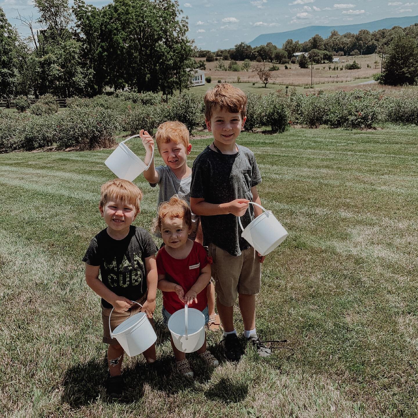 The past few days have been crazy fun. It&rsquo;s been amazing being with @carolynne_gaetano and @bridgettemacdonald and all the kids. Our kids get along so well and have the best time together. Blueberry picking, playing outside, ice cold creeks, la