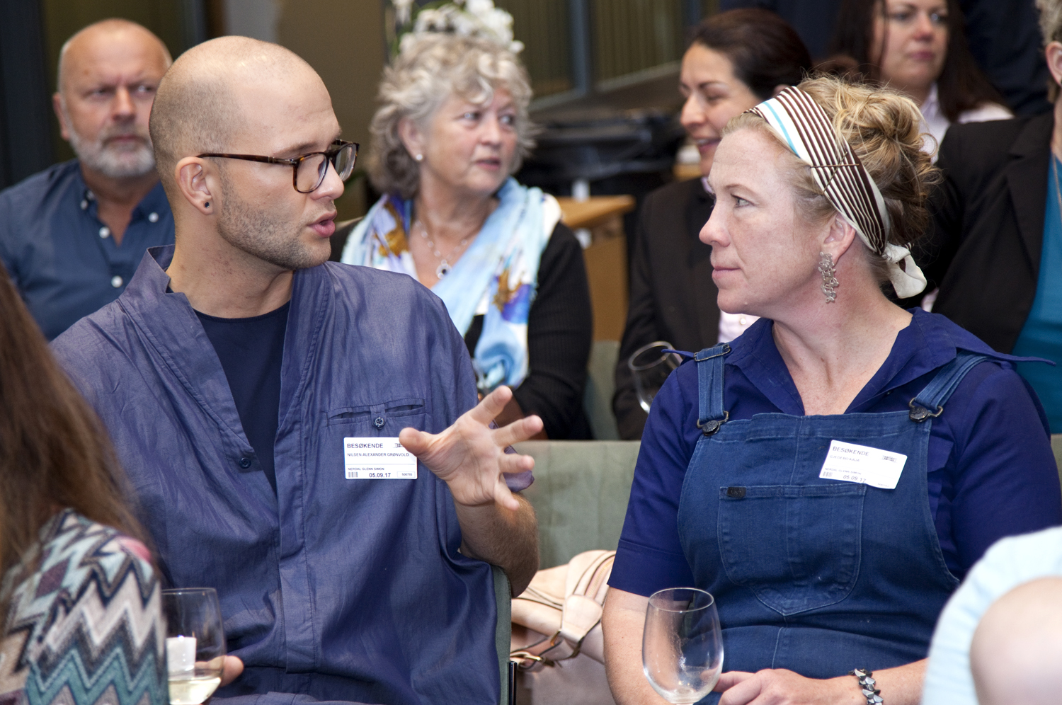 Alexander Vega (Norway Designs) and Kaja Gjedebo