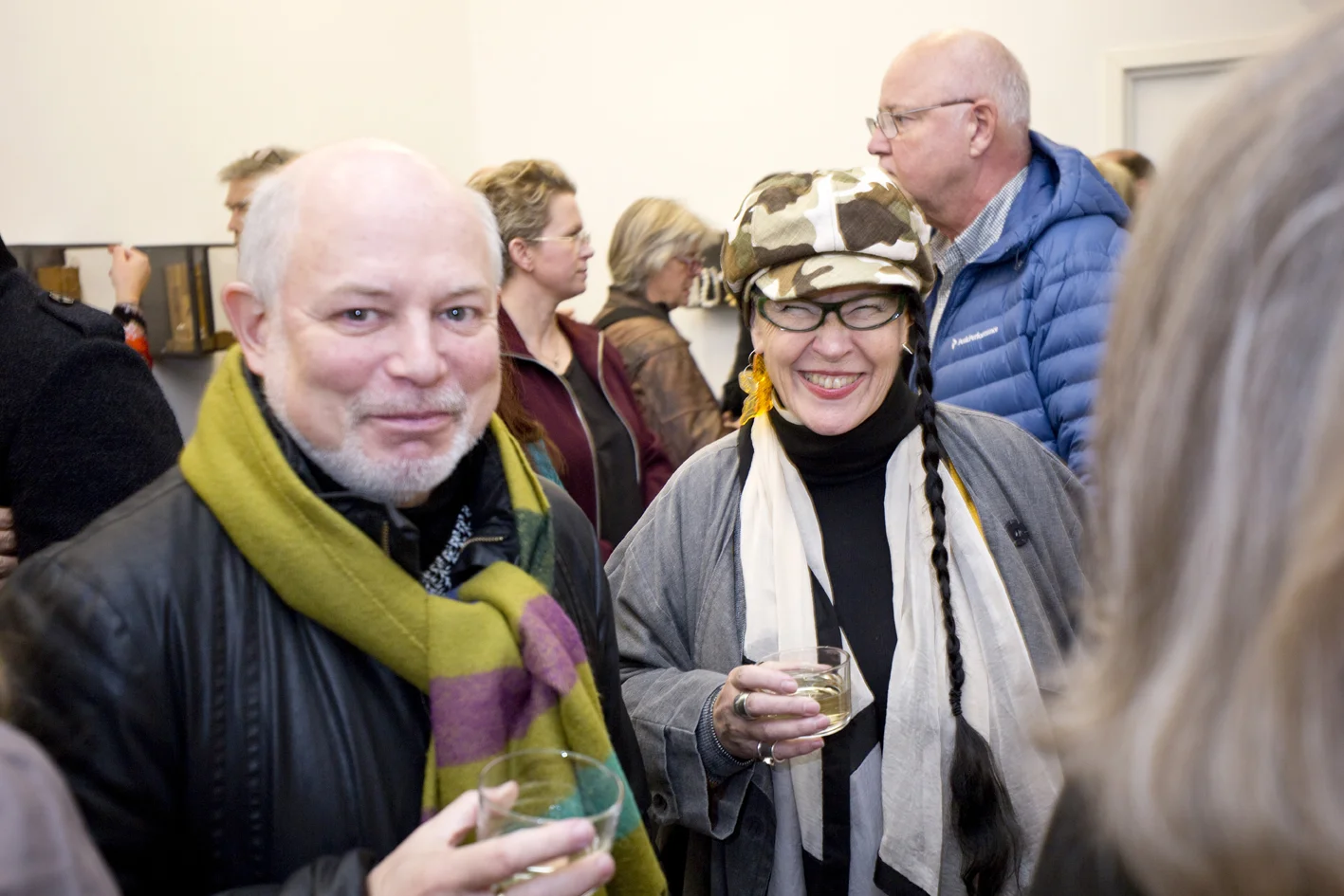 Guests Lars Elton and Kirsten Eli Bergersen
