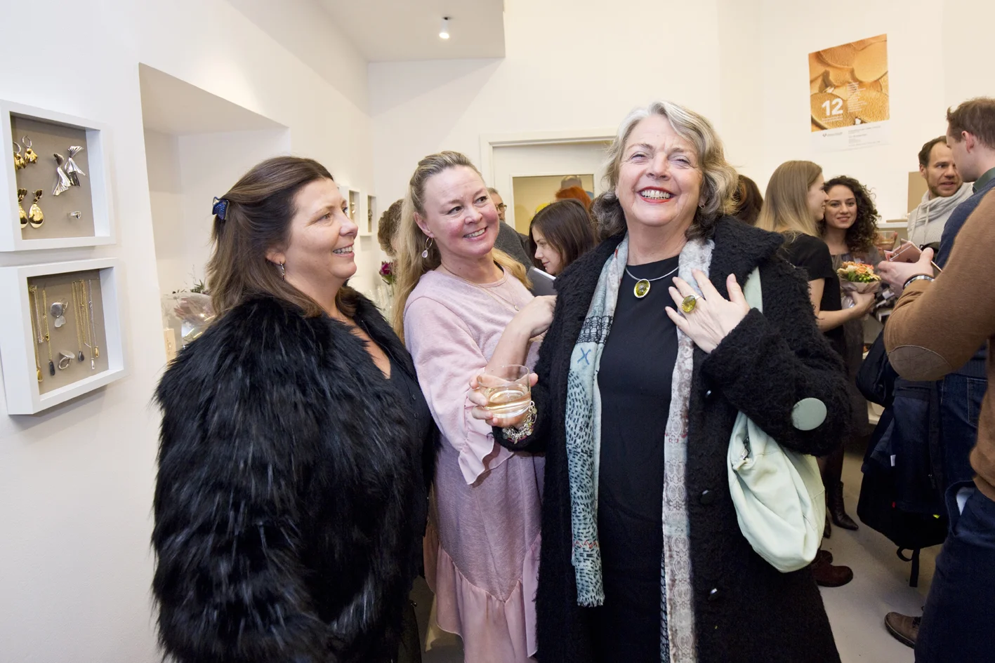 Designer Elisabeth Due and happy customers