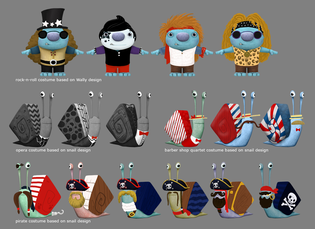 Character concept - Wallykazam!, Nick Jr.