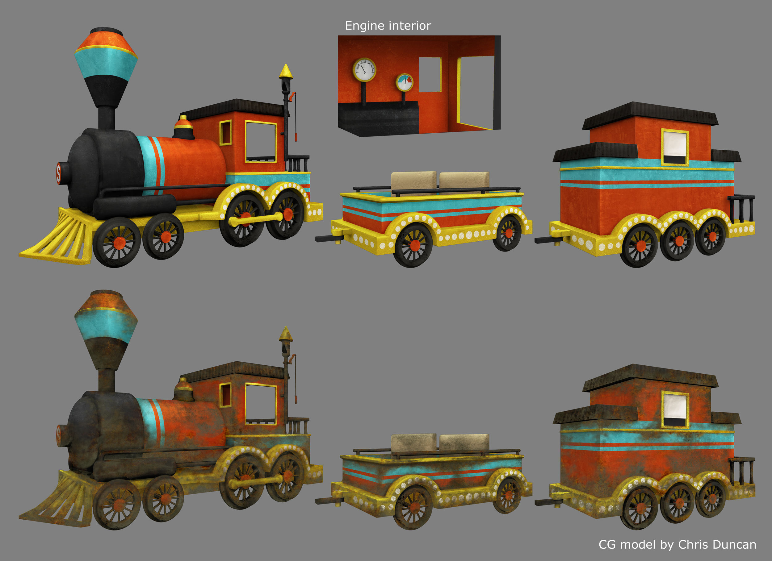 Prop concept, color styling and paint - Wallykazam!, Nick Jr.