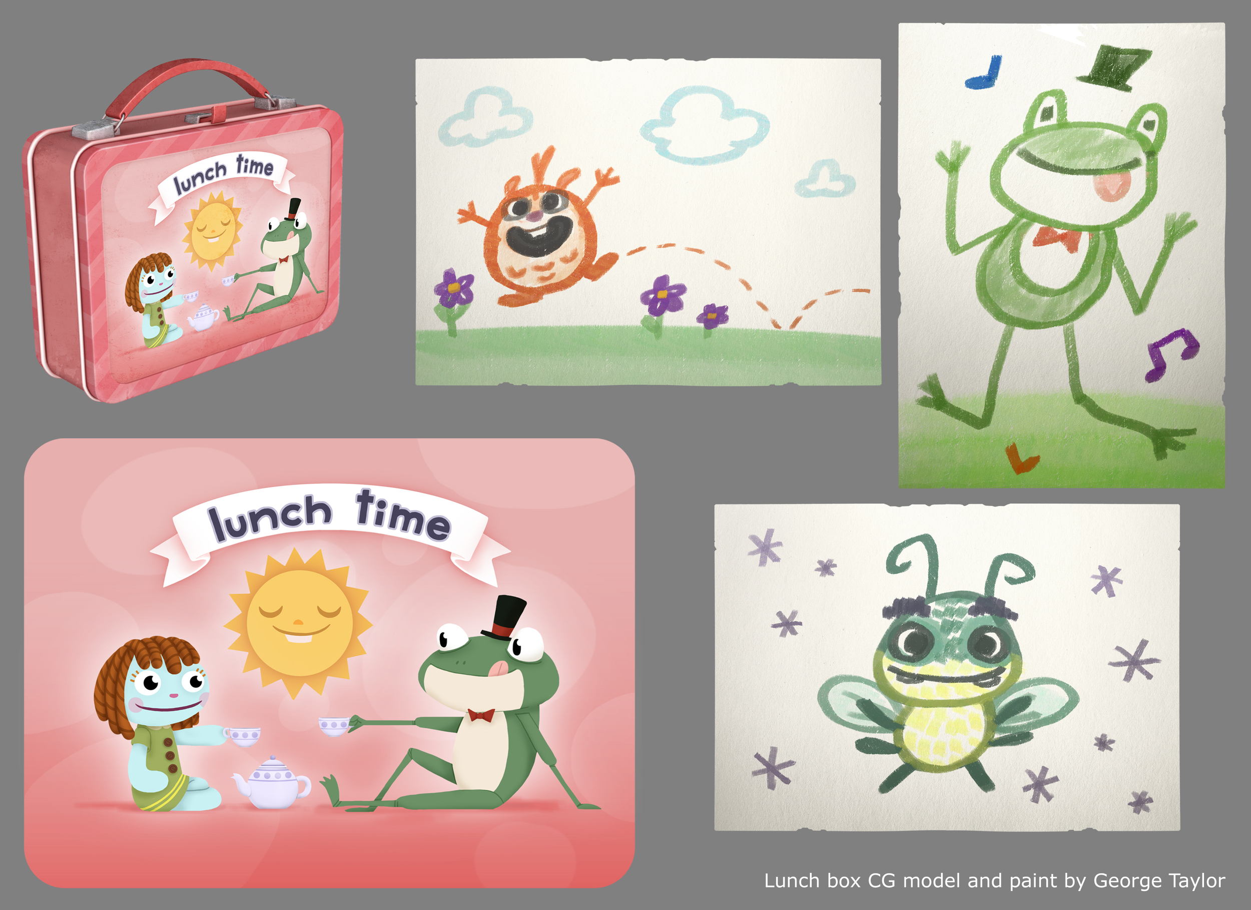 Painted elements - concept, design and paint - Wallykazam!, Nick Jr.