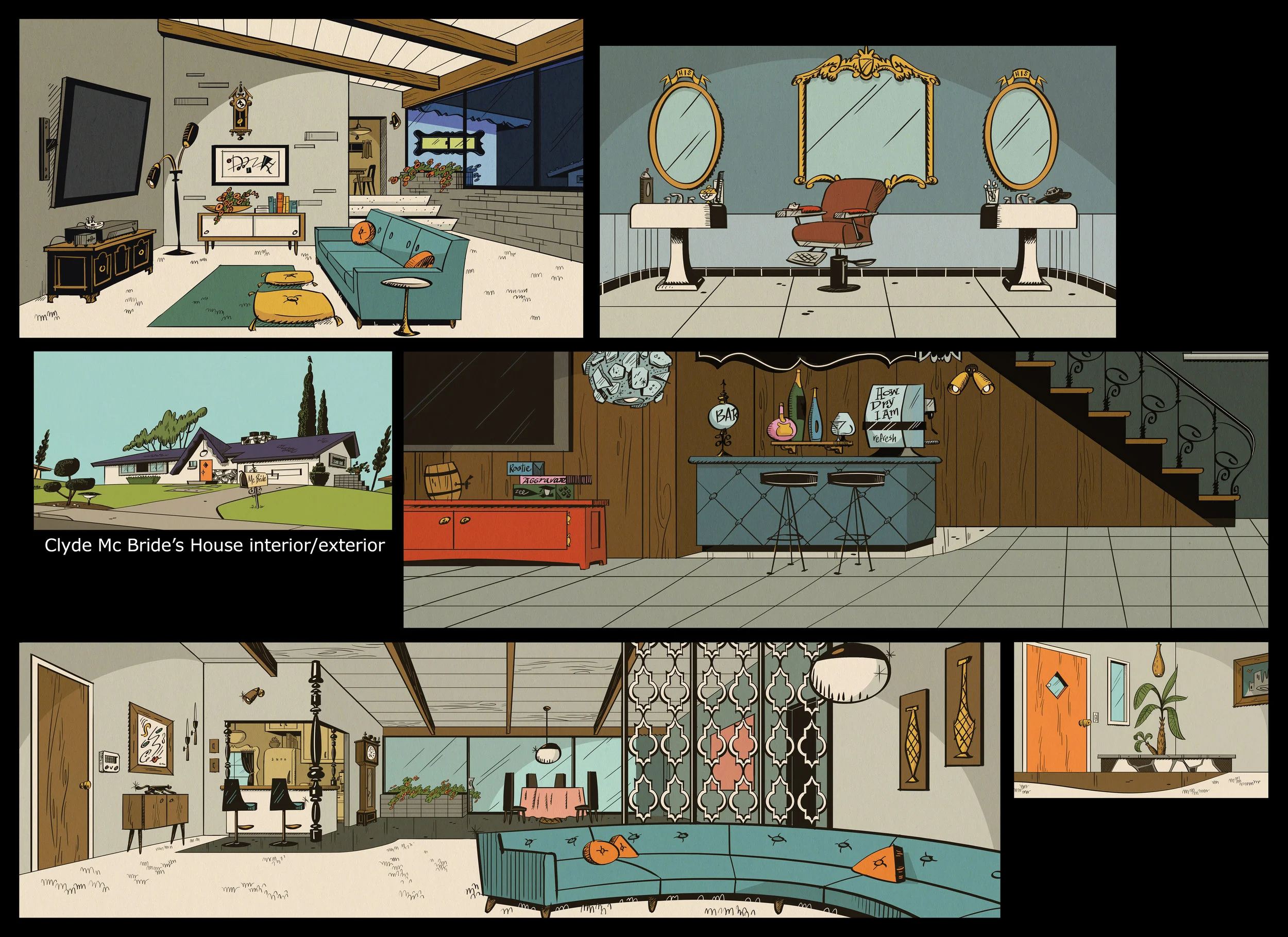 Background Painting - The Loud House, Nickelodeon