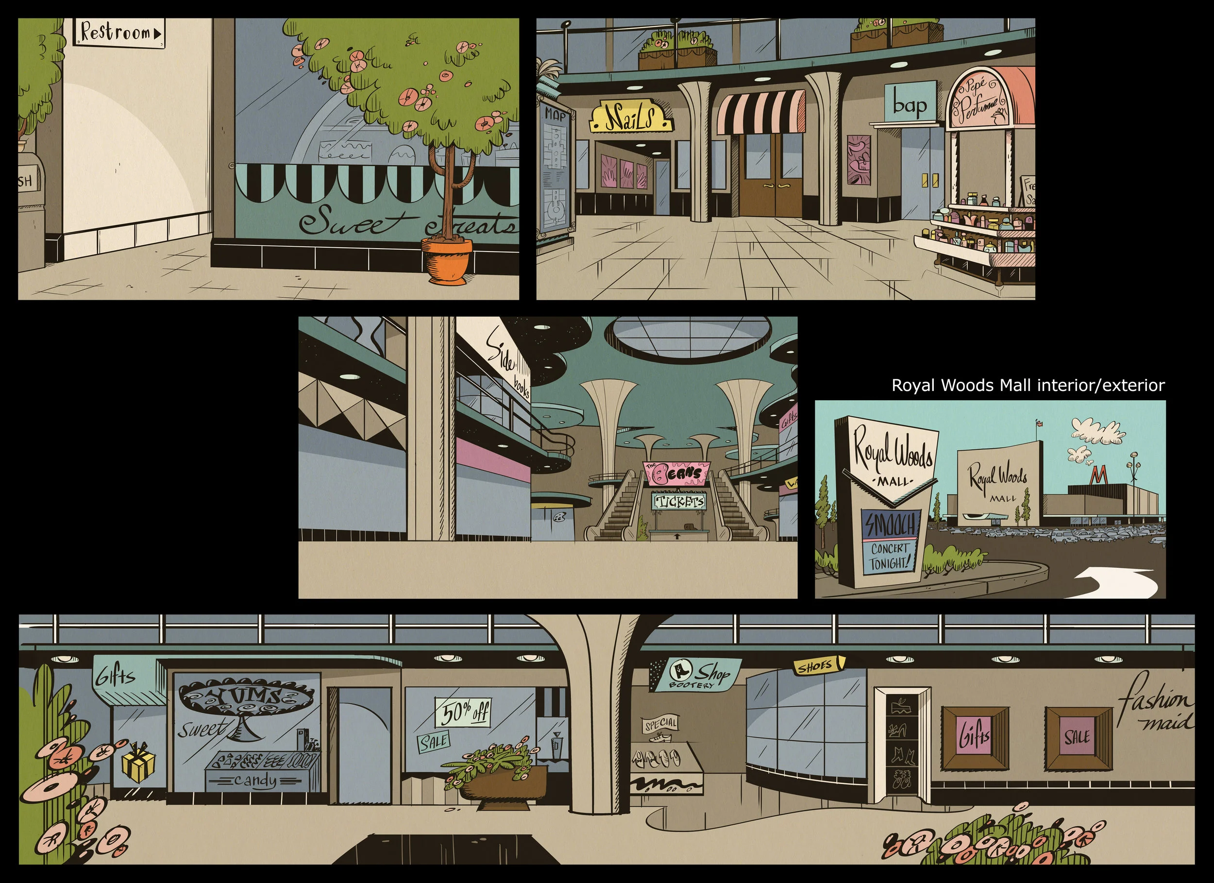 Background Painting - The Loud House, Nickelodeon