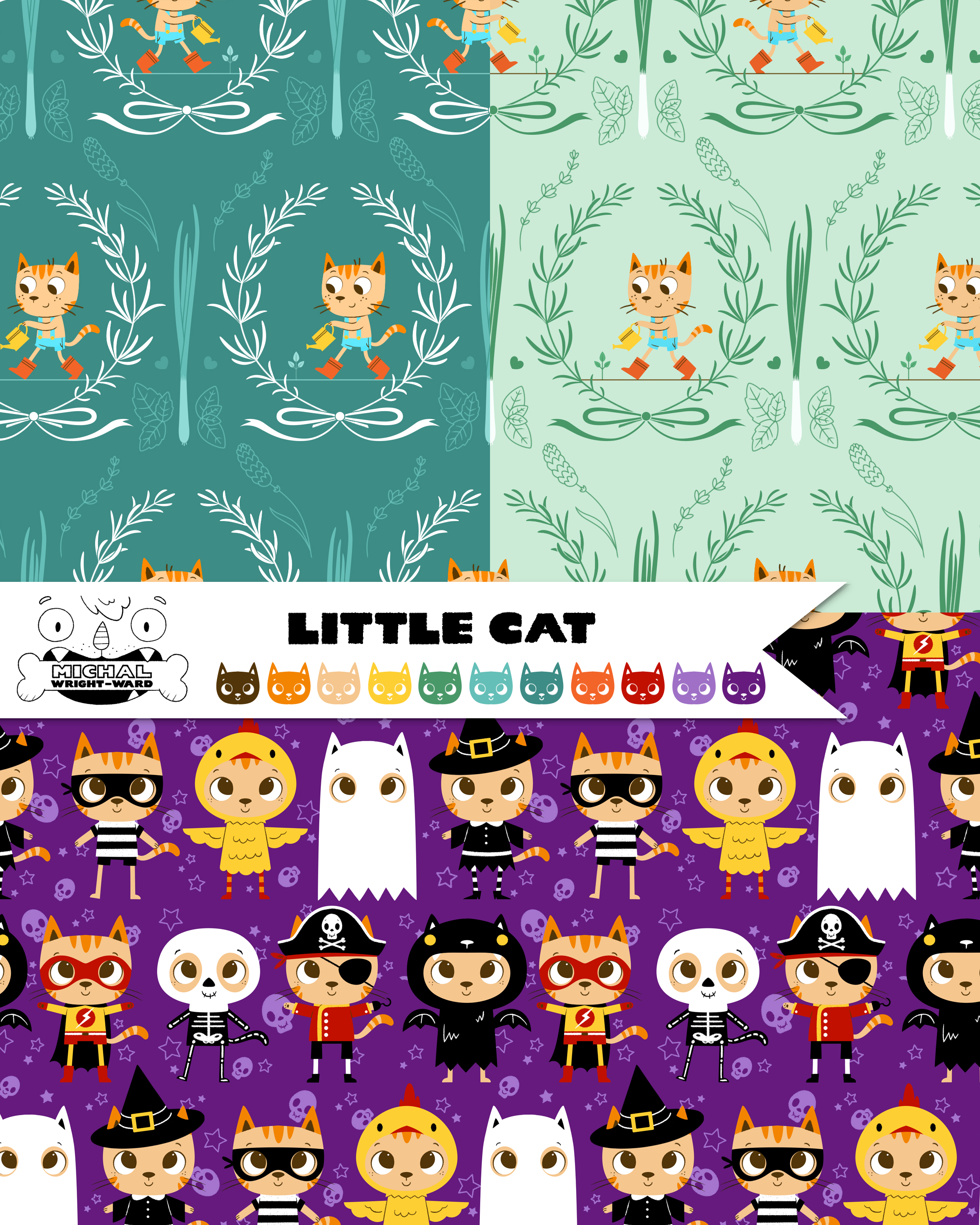 Little Cat - a fabric collection