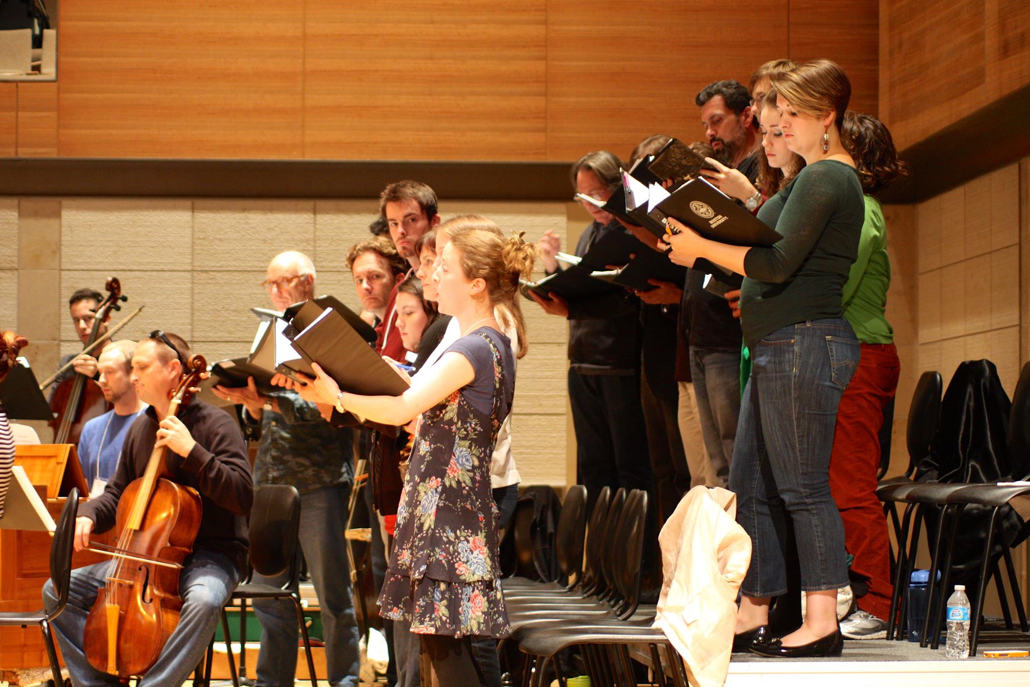  Biber Salzburg Mass dress rehearsal with American Bach Soloists, July 2013, North American premiere. 