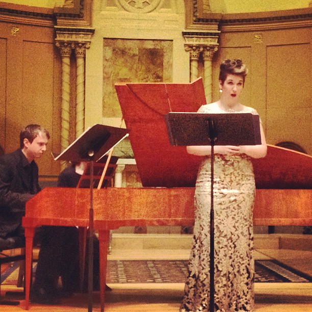  Recital, March 2013 with Dylan Sauerwald, harpsichord and fortepiano 
