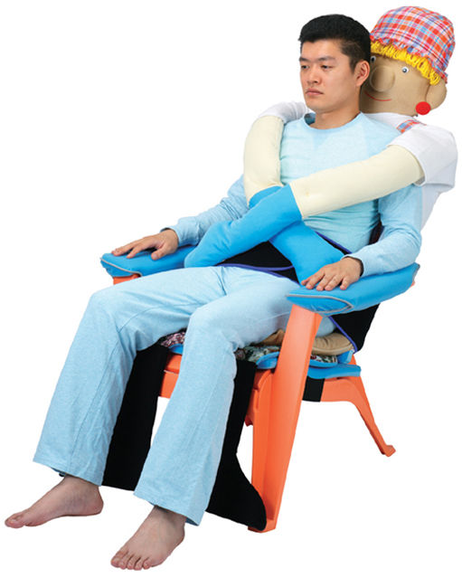 hugging chair hugs YOU