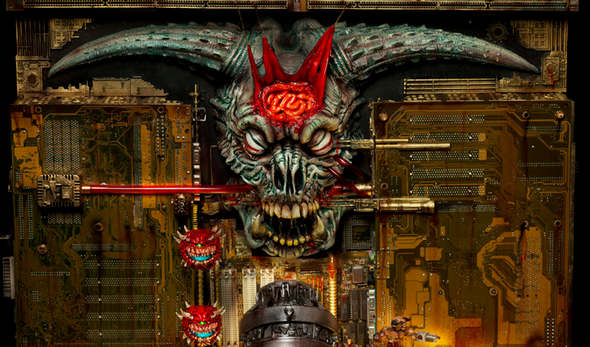 Insanely sick DOOM Sculpture!!