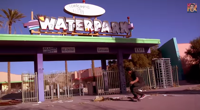 Kilian Martin kills in in an Abandoned Water Park