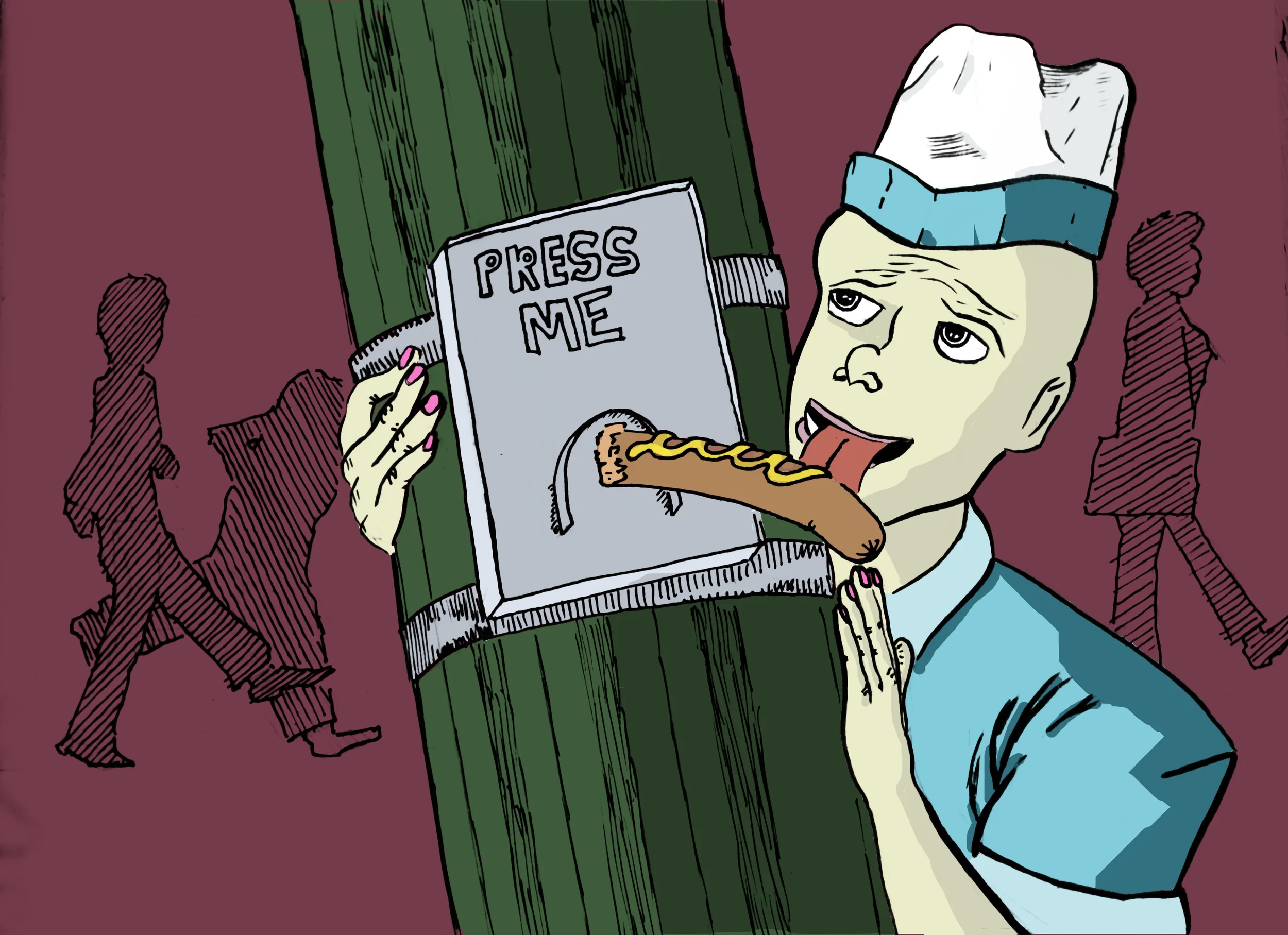 Crosswalk Buttons/Robot Penis By Mr. Rich