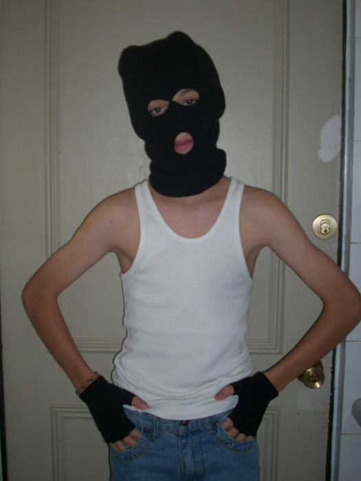 Masked Serbian schoolchildren rob teacher for grade book 