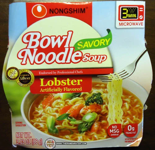 Nongshim’s Bowl Noodle Soup-Lobster Edition