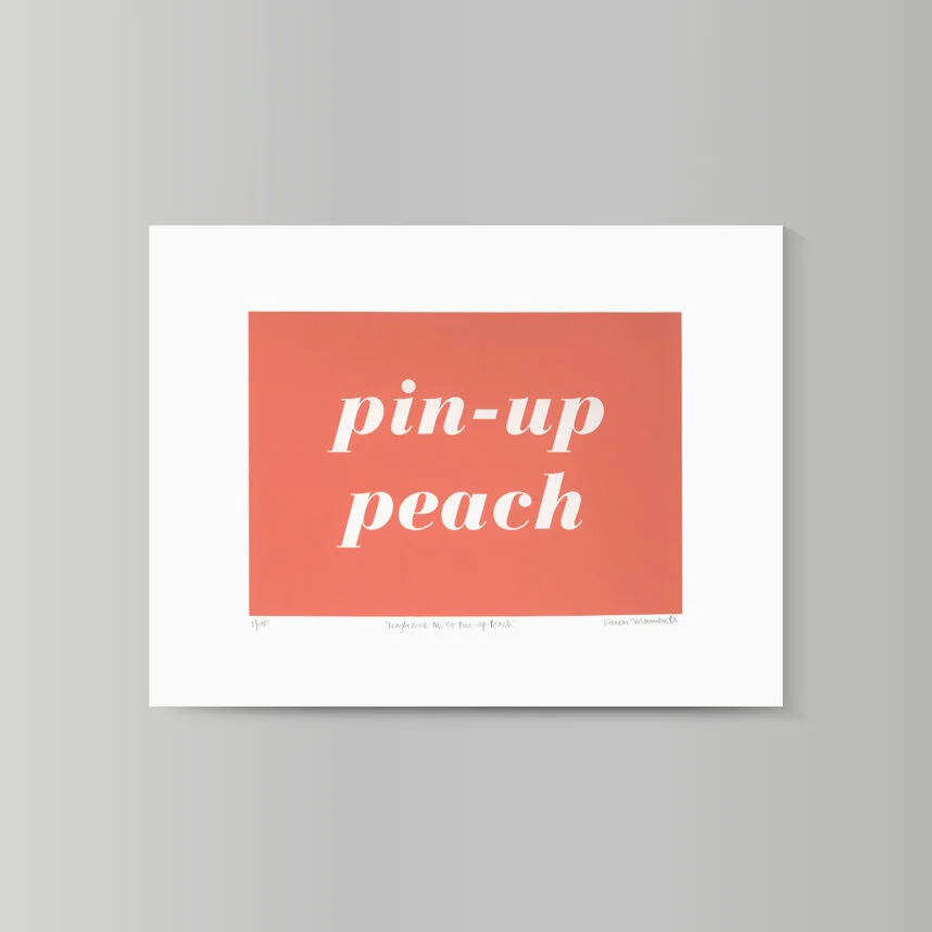 Maybelline No. 30: Pin-up Peach Screen Print