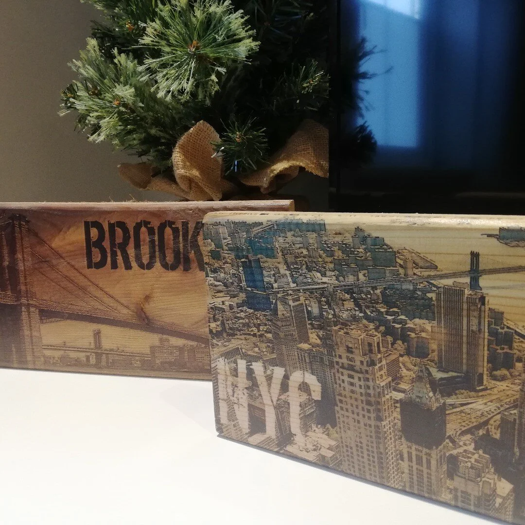 Message from Jess in the UK.
Thanks so much the block has arrived today, very fast - quicker than some of my recent UK orders!
Just like my original Brooklyn one, will make a great present. Love it.