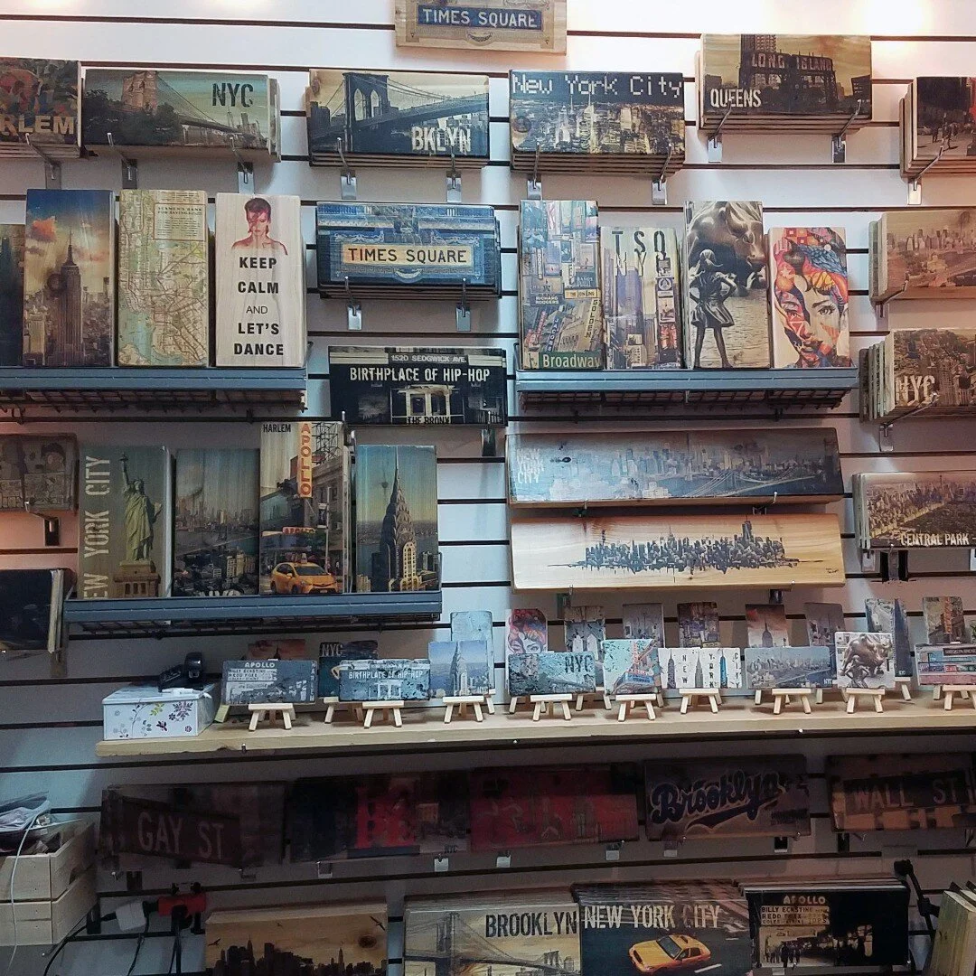 Souvenir Collection at Time Square court market by Mardi Gras