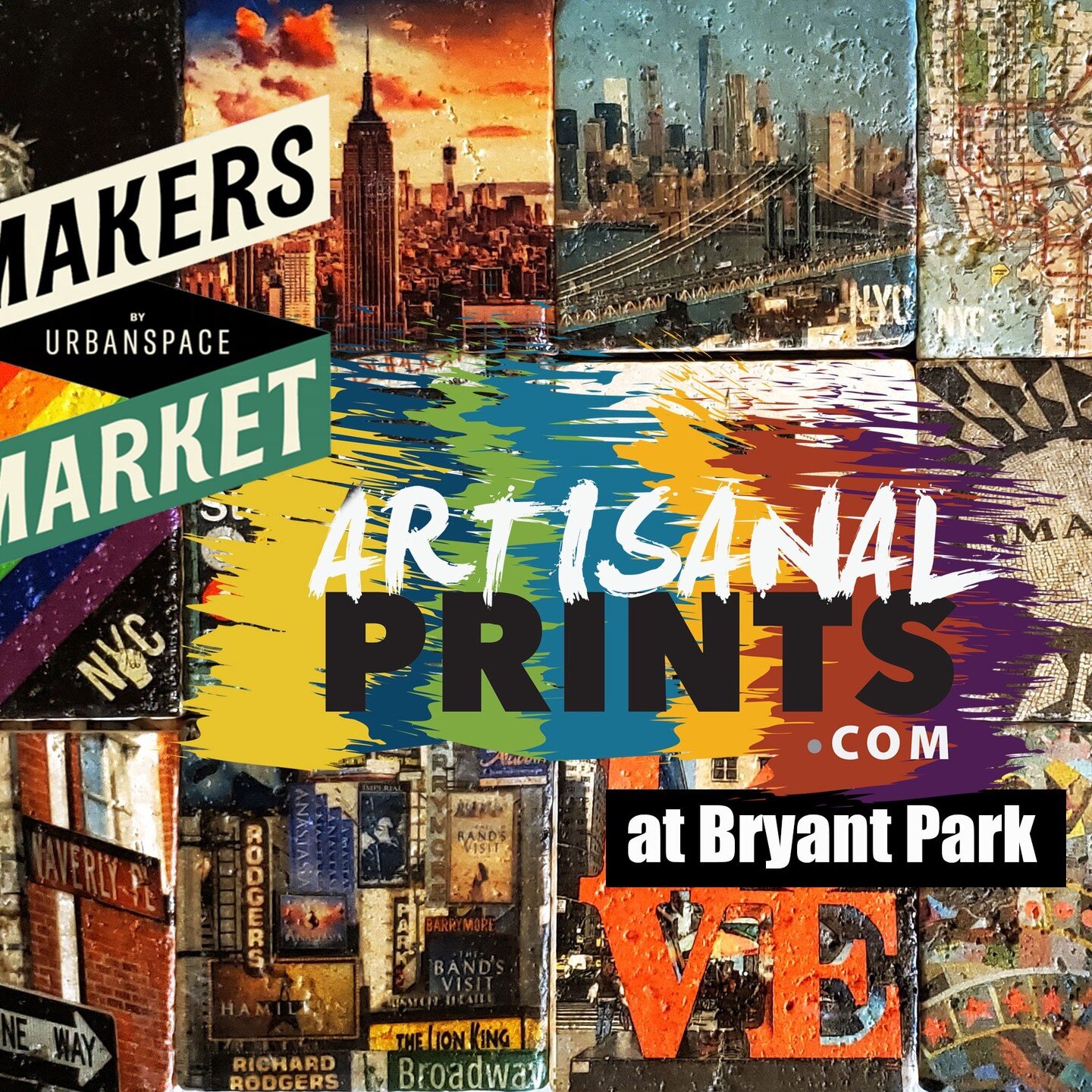 SAVE THE DATES: Makers Market is coming to Bryant Park and we are part of it. Located in Bryant Park, in the heart of Midtown Manhattan, featuring 100+ local makers over the course of 3 weekends.

Weekend 1: May 12th - May 14th 

Weekend 2: May 19th 