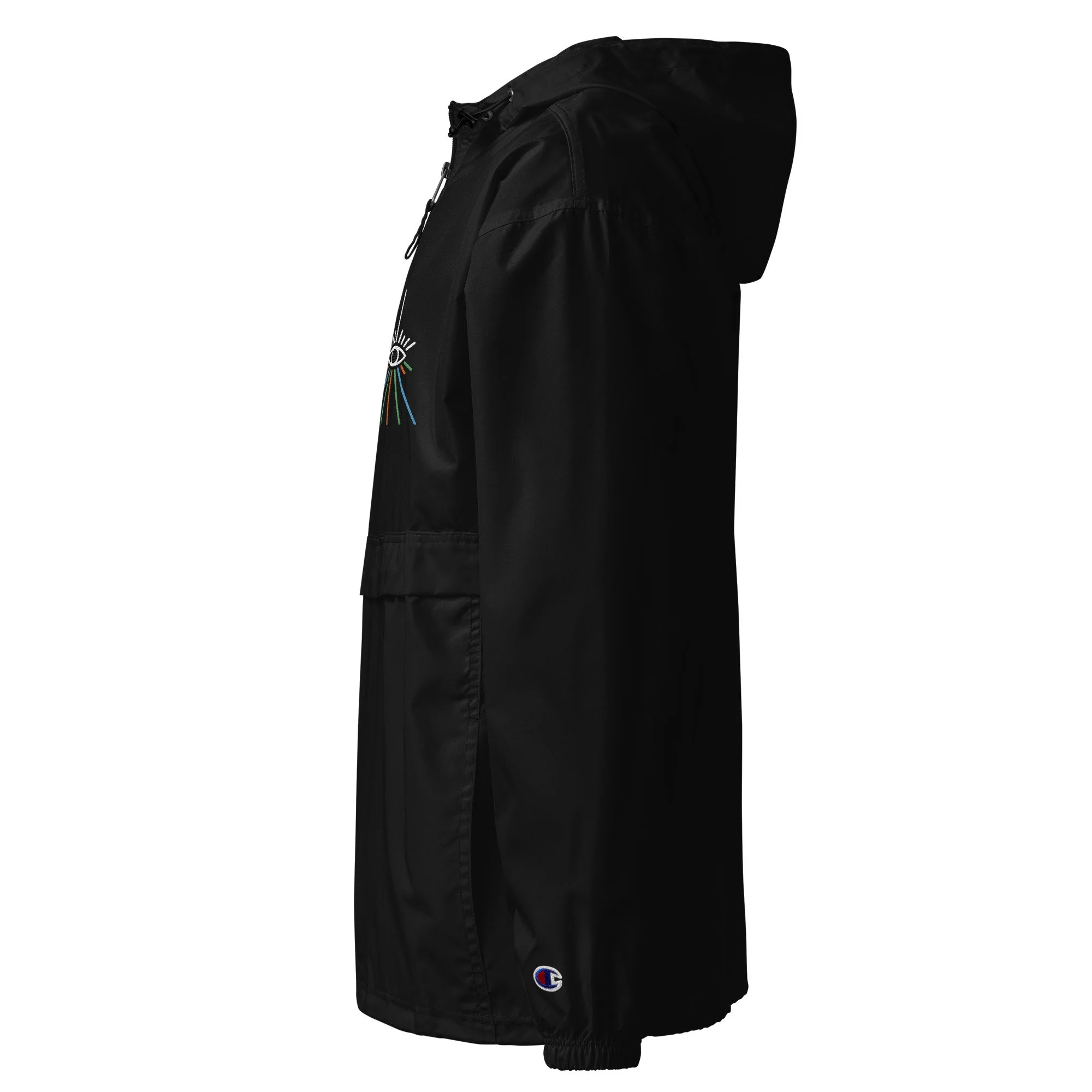 unisex-champion-packable-anorak-black-left-69f3ad796566f.jpg