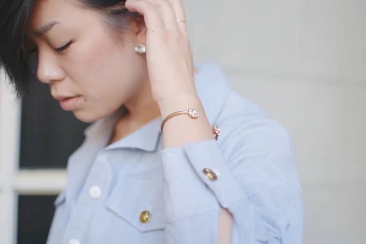 DIY Denim Button Up Shirt — w/wendy