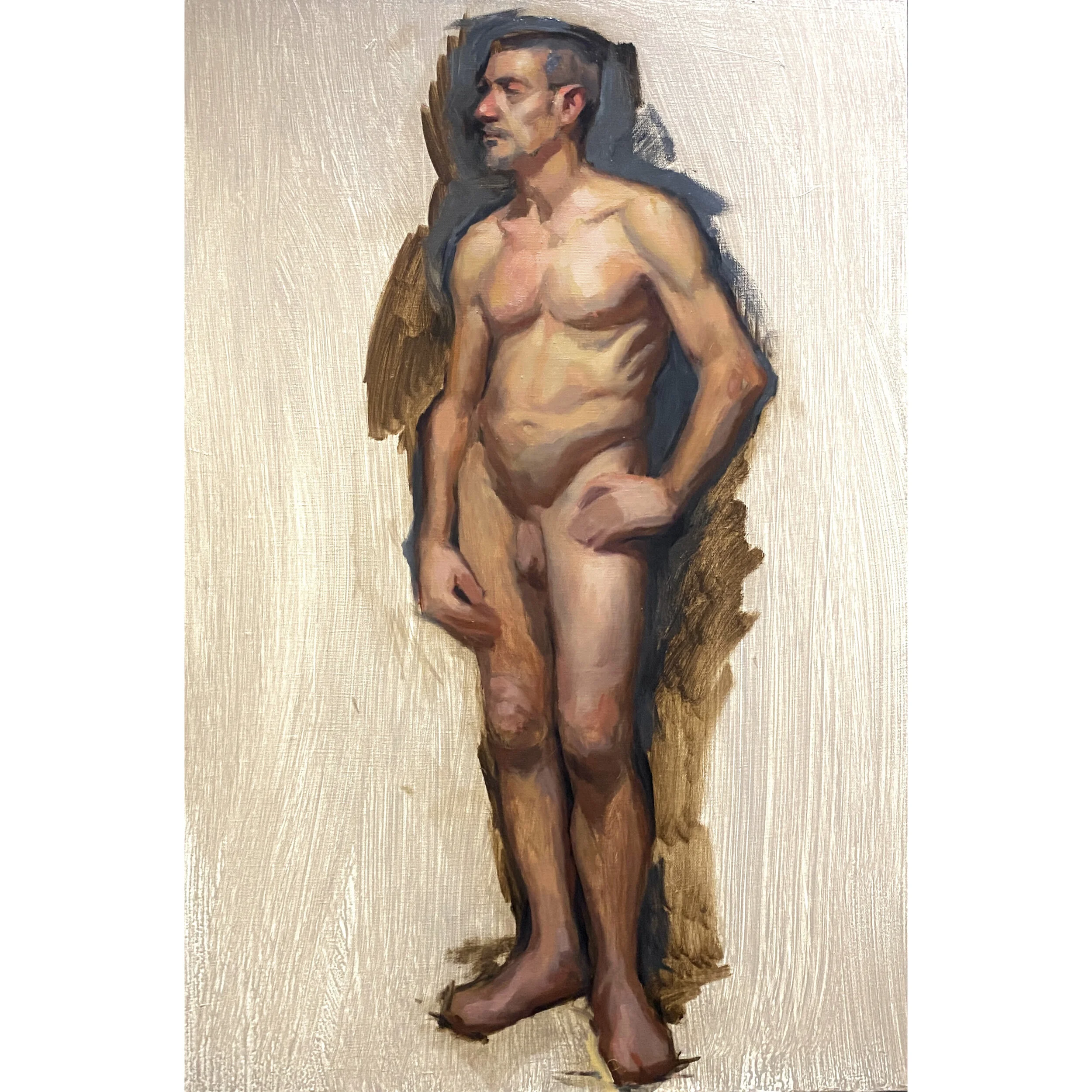 Jazz, 2021. Oil on canvas, 24" x 36".