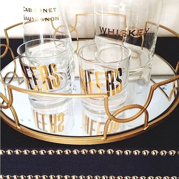 Golden Mirrored Trey&nbsp;(www.casasugar.com)