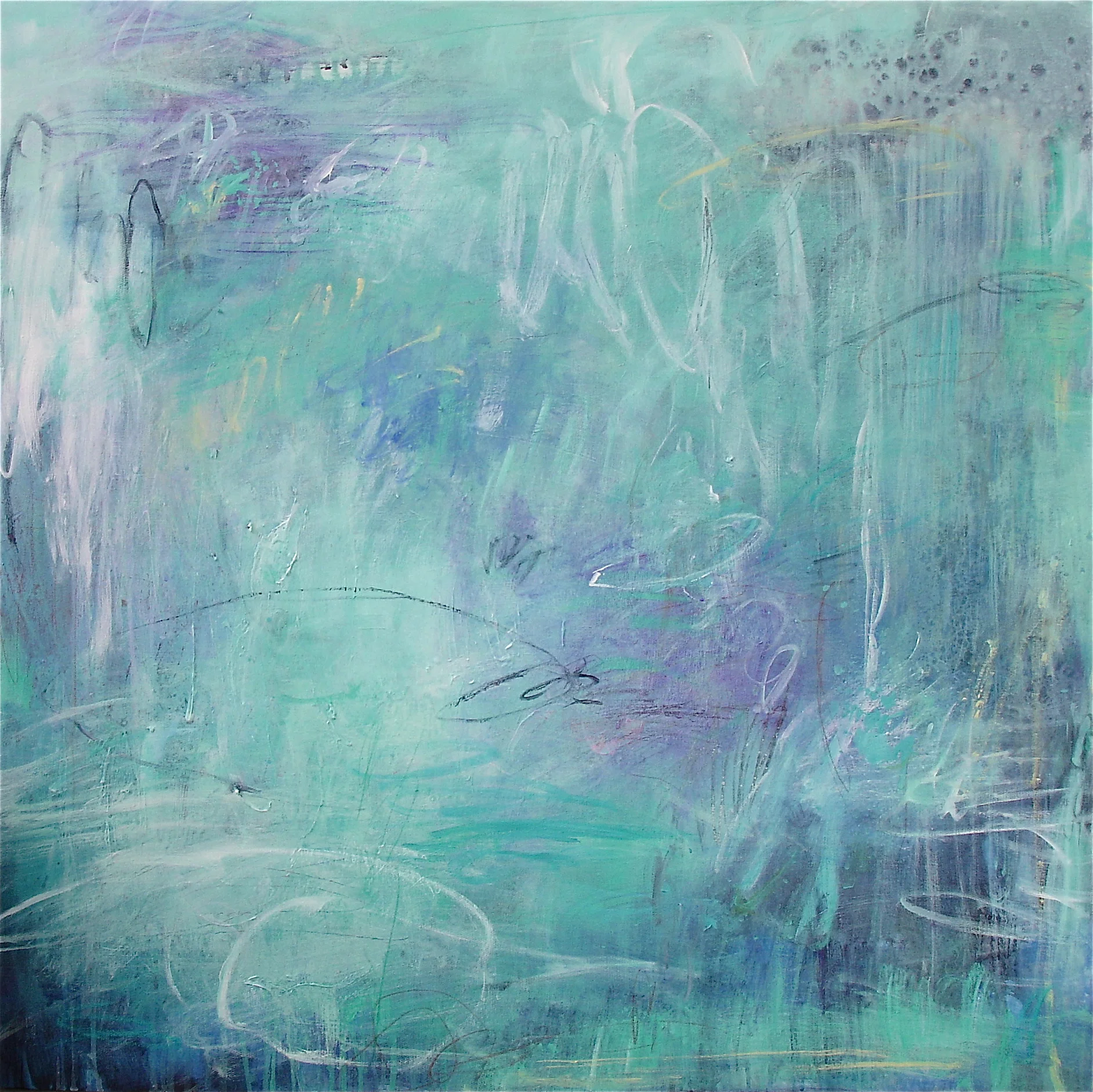 Swept Away, 92 x 92cm