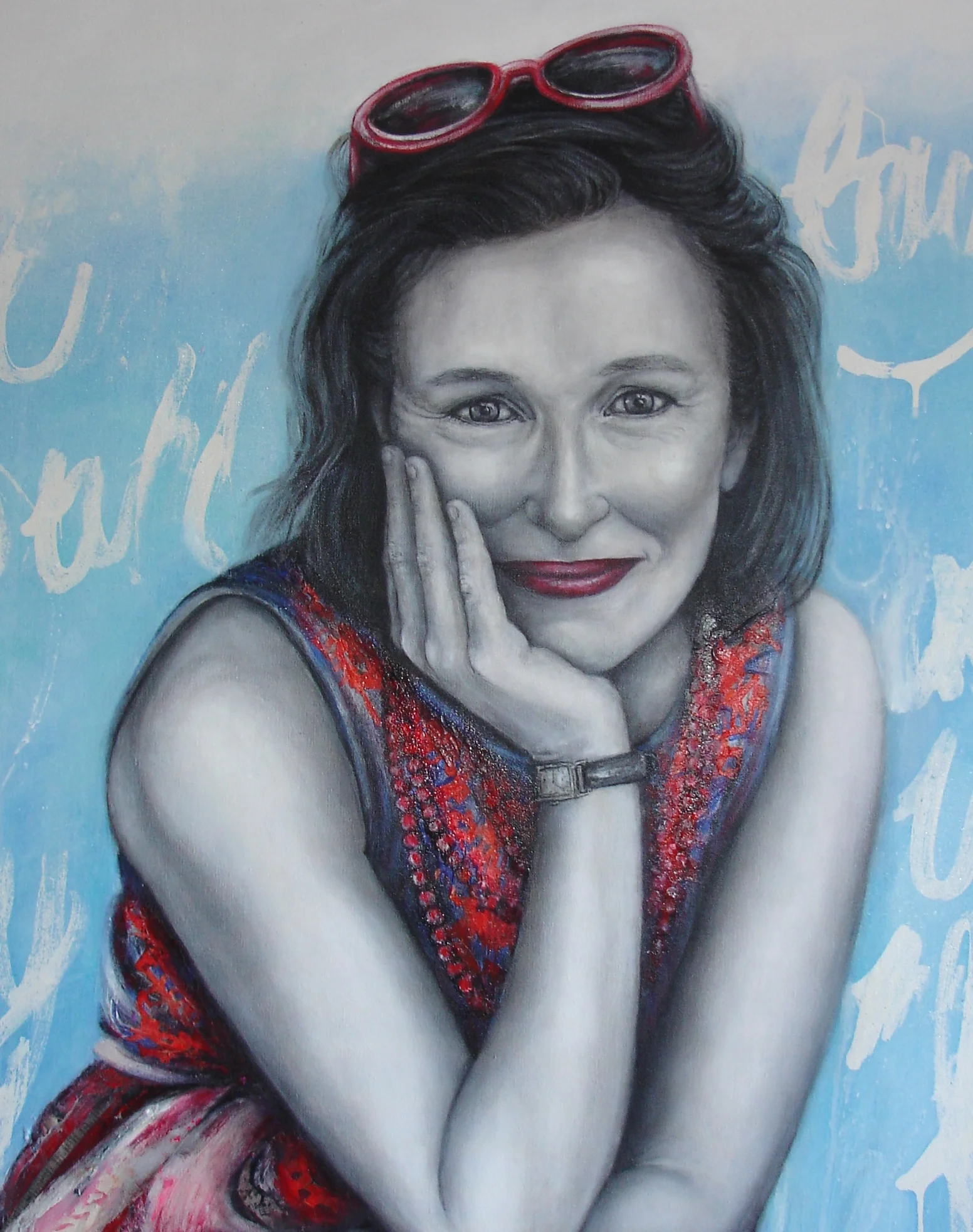 Unravelled (detail of face)