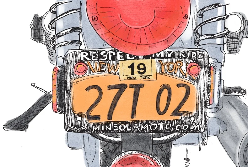 My Plate and The Registration Sticker on it