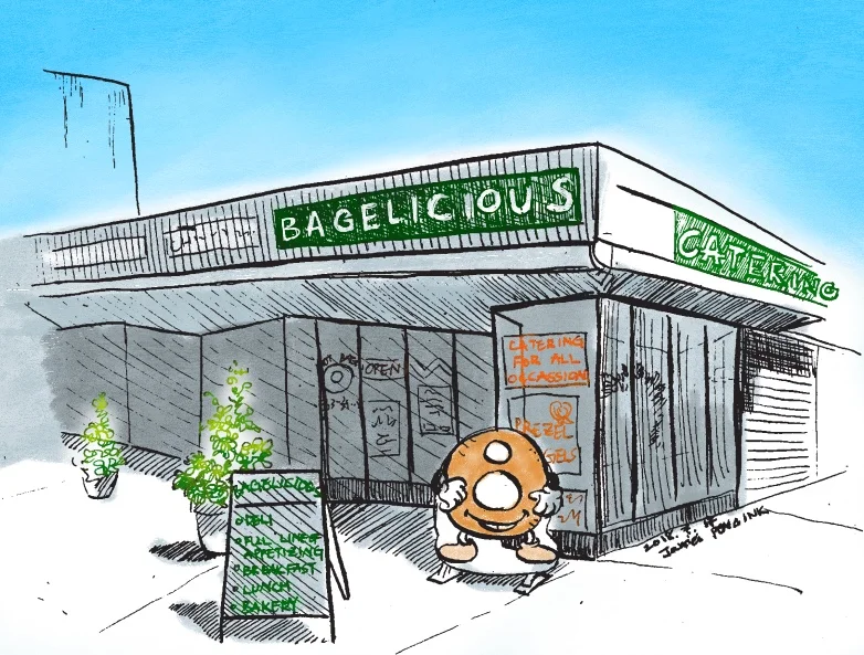 Outside of Bagelicious