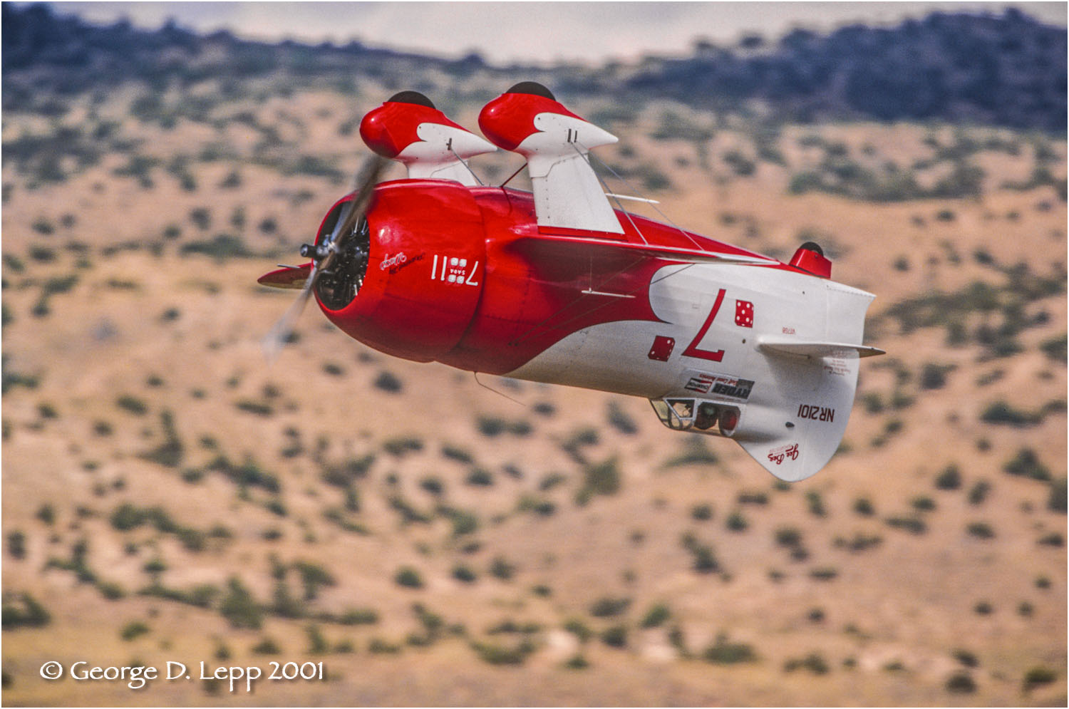 Gee Bee Replica stunt plane, Reno, NV. © George D. Lepp 2014 T-AI-AC-0001 