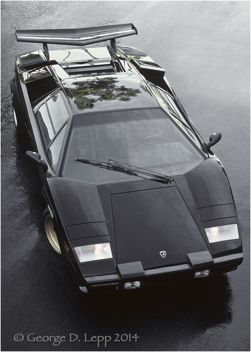 Lamborghini Countach, Car and Driver Mag. © George D. Lepp 2014 T-CA-LA-0003 