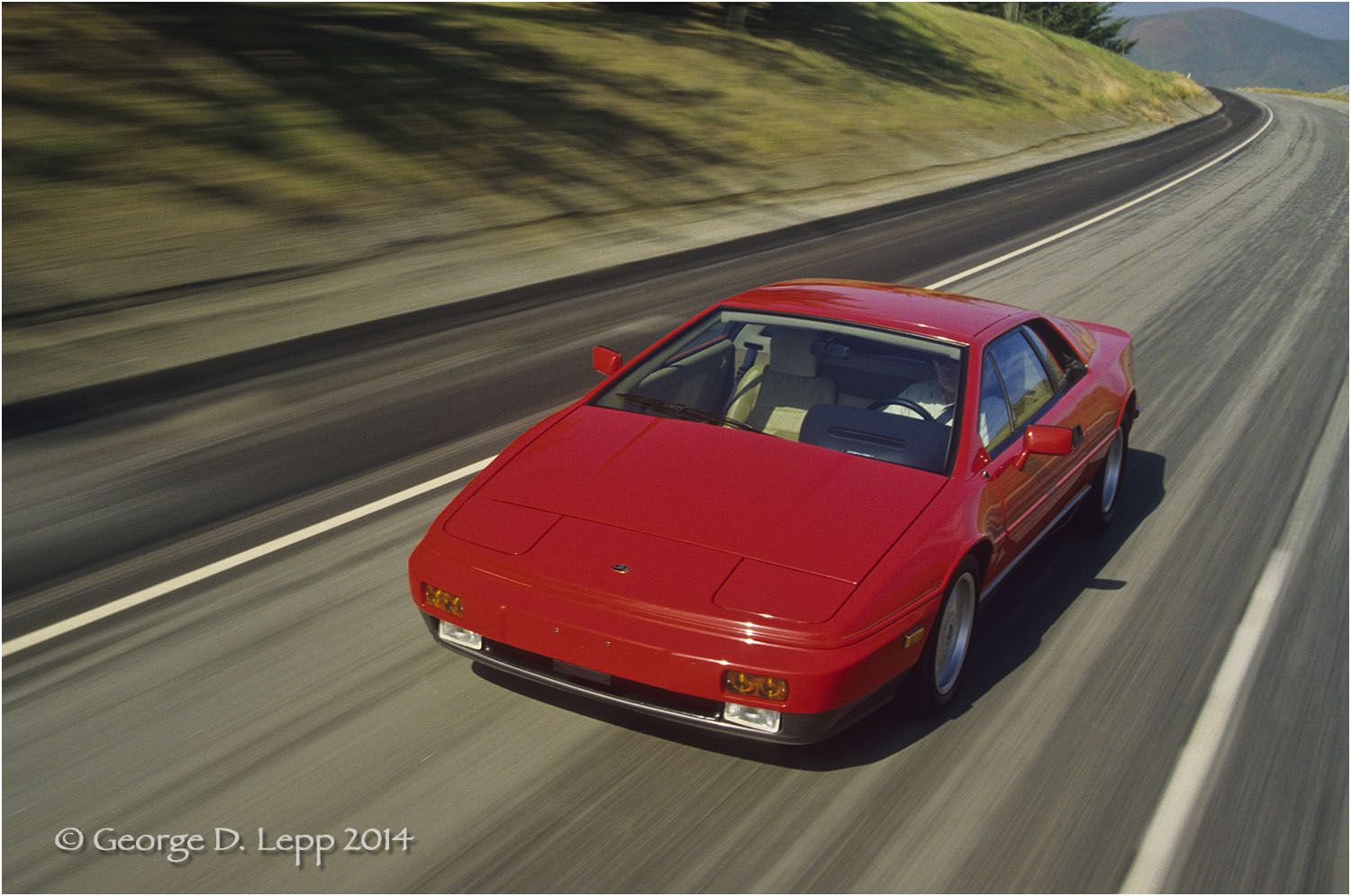 Lotus Esprit, Car and Driver Mag. © George D. Lepp 2014 T-CA-SP-2002