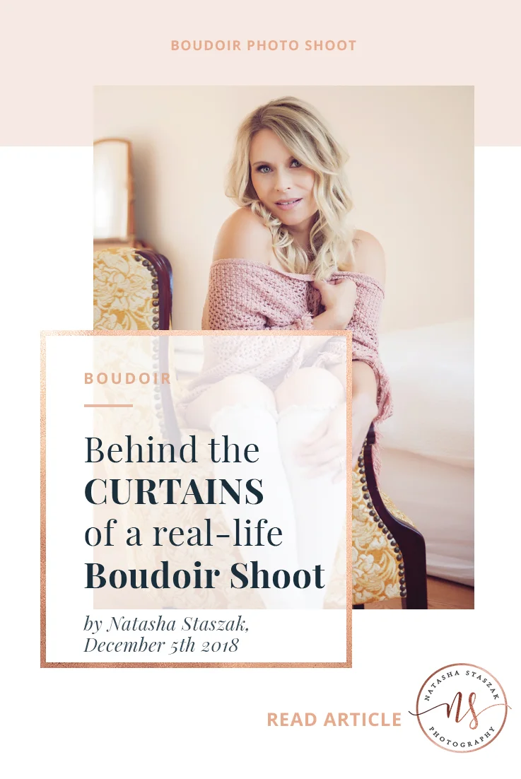 Boudoir Portraits | Stunning portrait of woman | Boudoir Behind the Scenes Info | Buffalo NY Boudoir Photographer | Natasha Staszak Photography