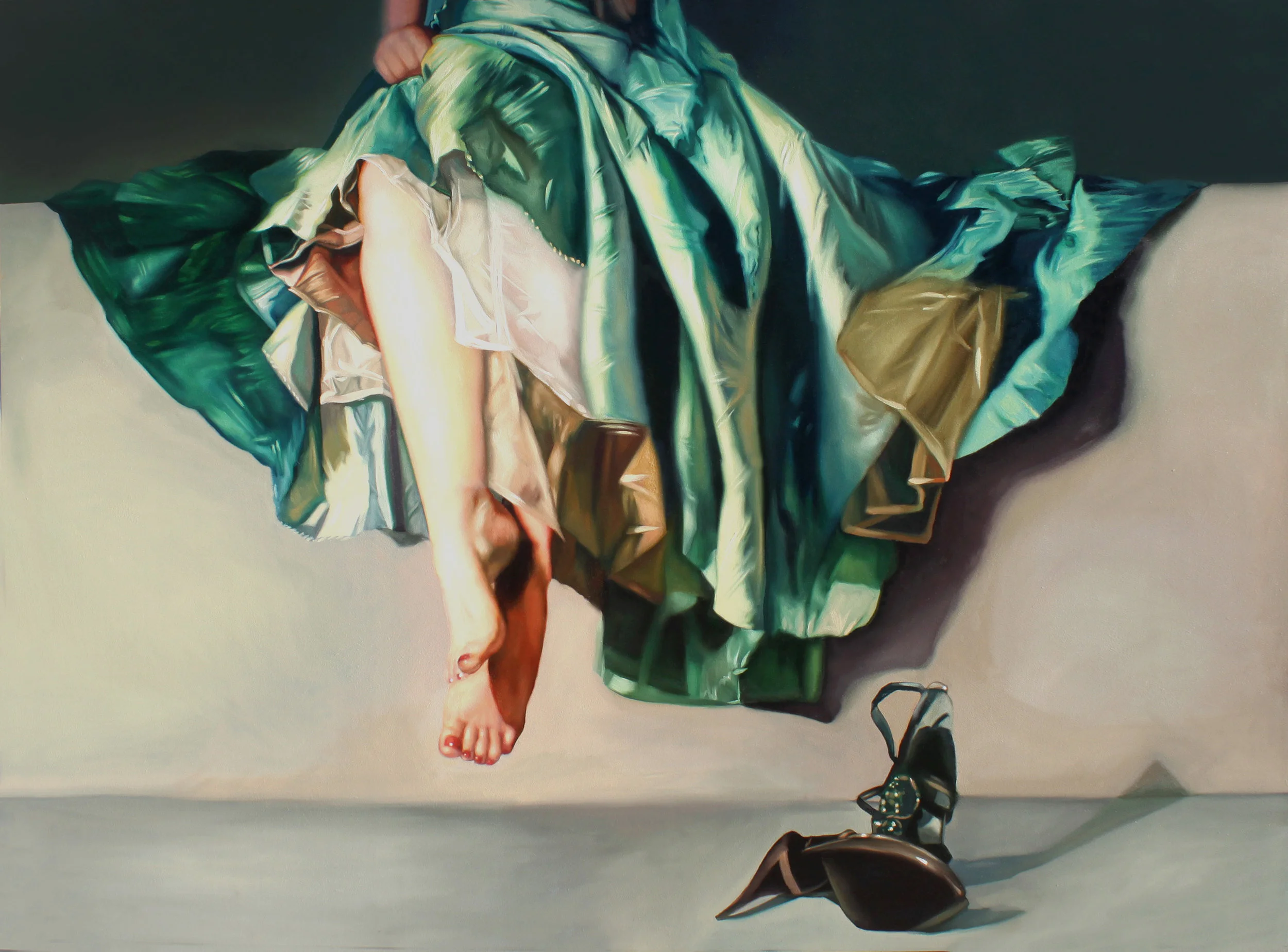 Emerald. 36”X48”